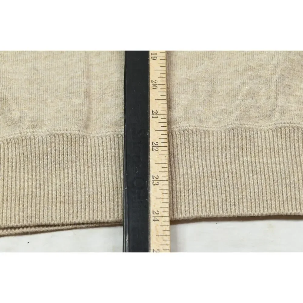 Polo Ralph Lauren Sweatshirt Mens Medium Beige Long Sleeve Crew Neck Pullover